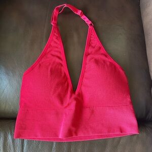 Women’s size small red sports bra
